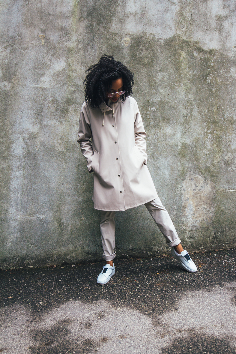 I'm surrendering to utilitarian minimalism with Stutterheim raincoats for stylish-but-practical spring. See how I style it on whoisbobbparris.com